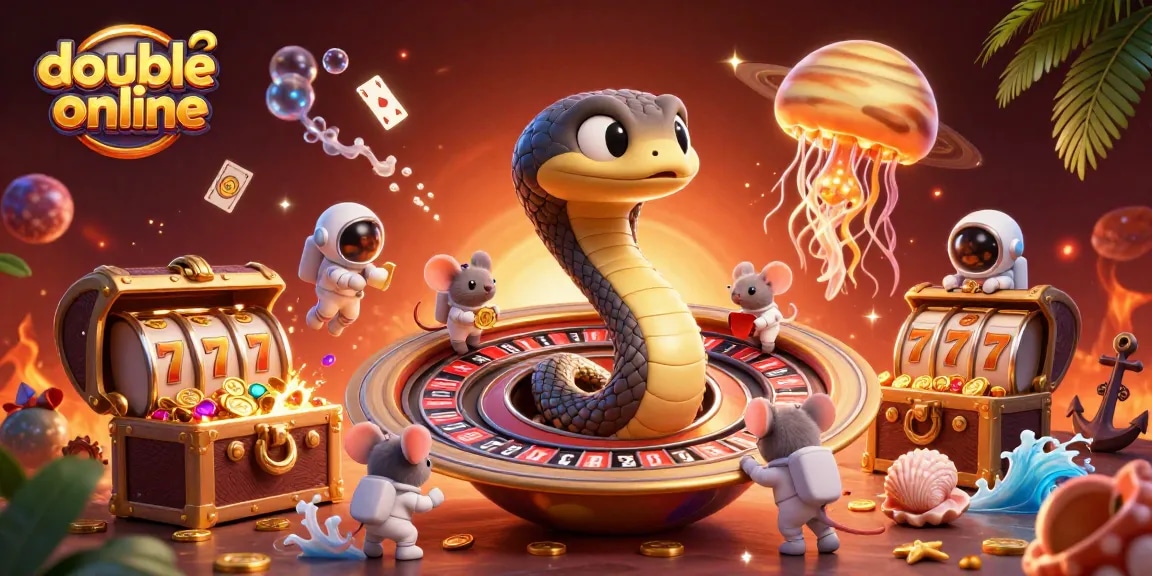 Engaging players in double online gaming with a cosmic roulette experience.