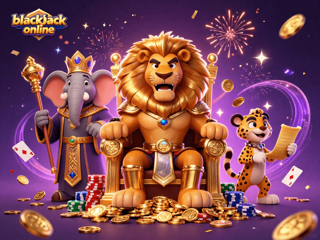 Experience immersive blackjack online action with exciting poker chips and dynamic gameplay elements.