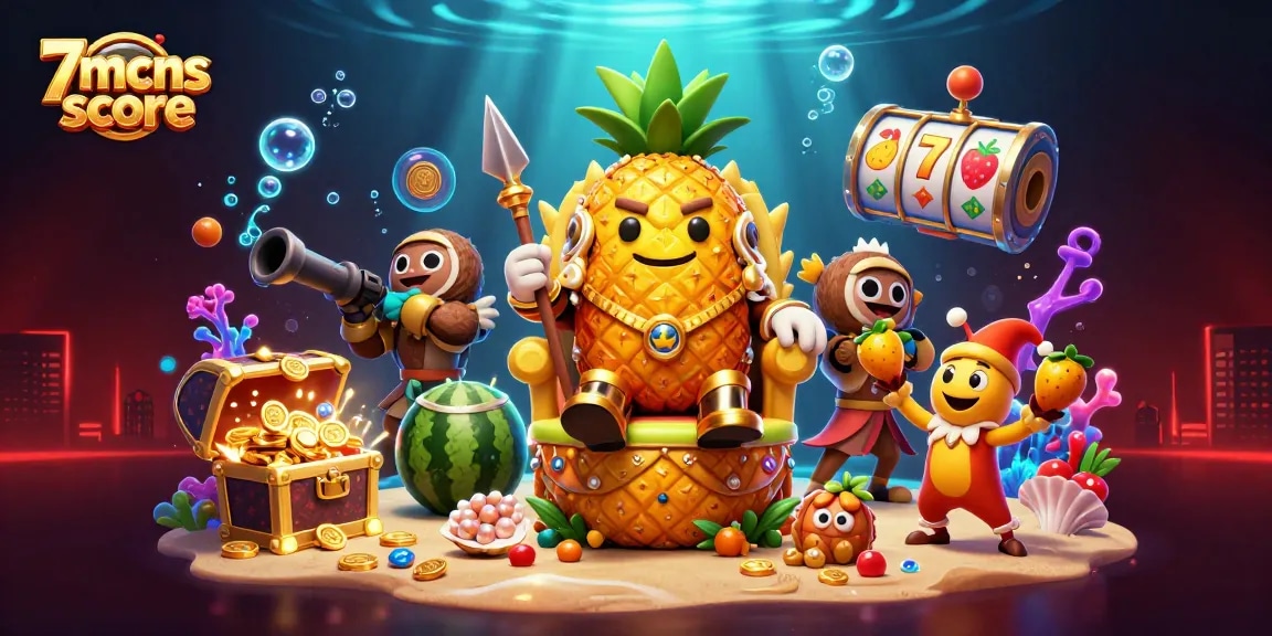 Engage in thrilling gameplay at 7mcnscore's vibrant casino themed around fruit royalty.