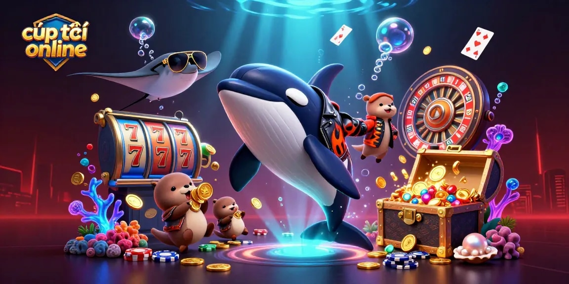 Engage with cúp thế giới online while witnessing an exciting casino scene featuring sea creatures and vibrant elements.