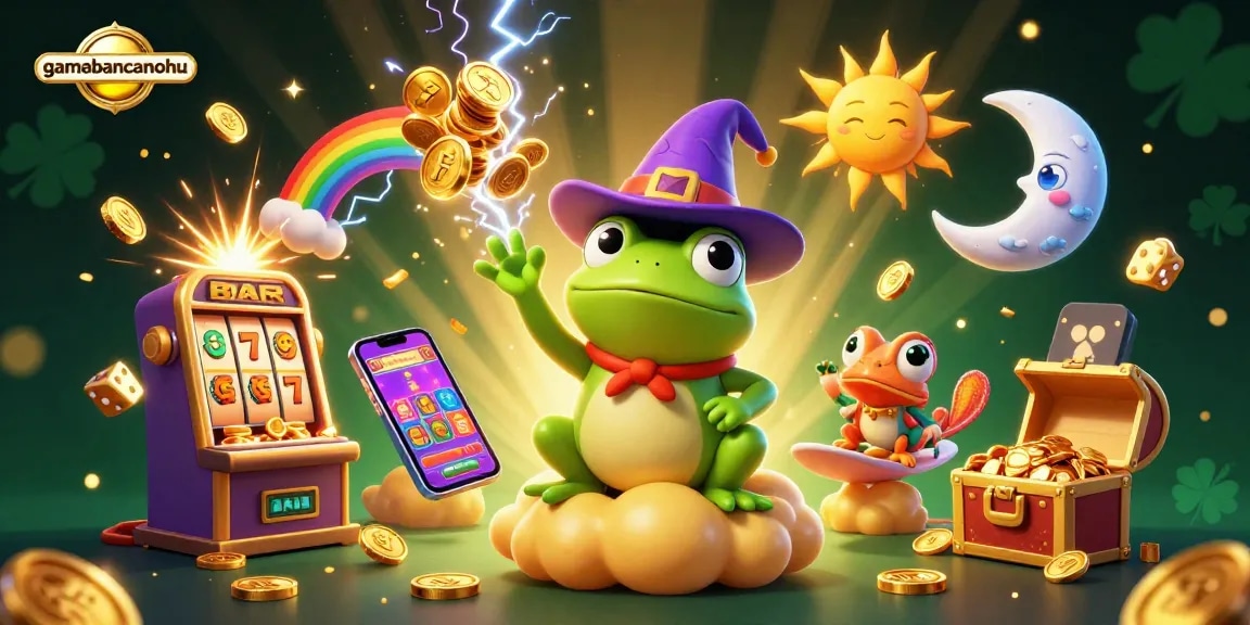 Join the golden coin storm with gamebancanohu’s 3D casino adventure featuring vibrant characters and thrilling elements.