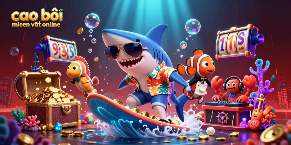 Engage with cao bồi miền tây online and revel in a vibrant underwater casino adventure filled with gold and thrill.