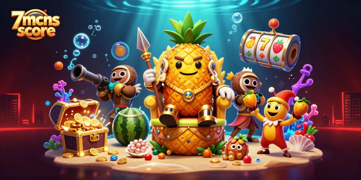 Engage in thrilling gameplay at 7mcnscore's vibrant casino themed around fruit royalty.