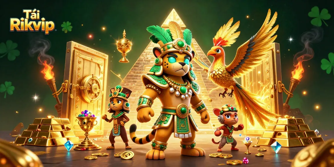 Tải Rikvip: Embark on an adventurous journey with this thrilling 3D casino experience featuring rich treasures.