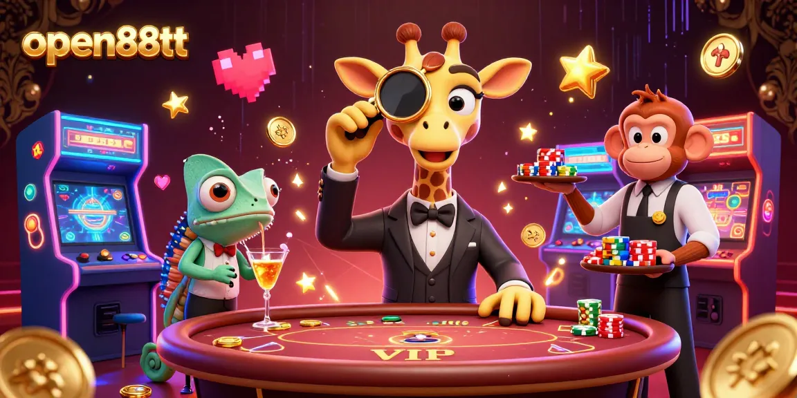 Experience thrilling games at open88tt with vibrant characters and dynamic casino elements.