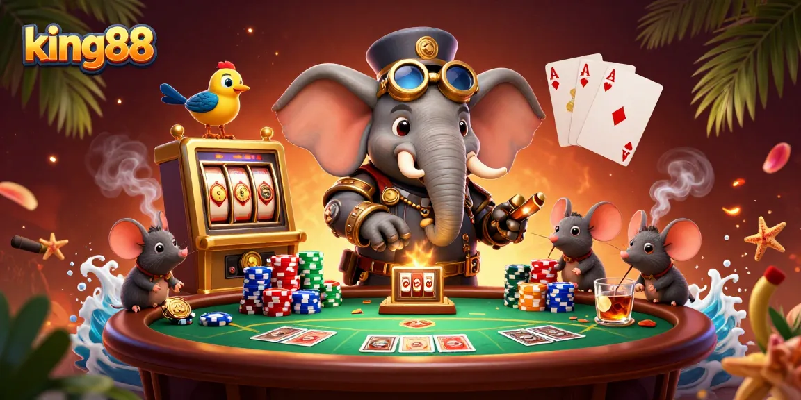 Experience thrilling gameplay at king88 with exciting slot machines and casino elements.