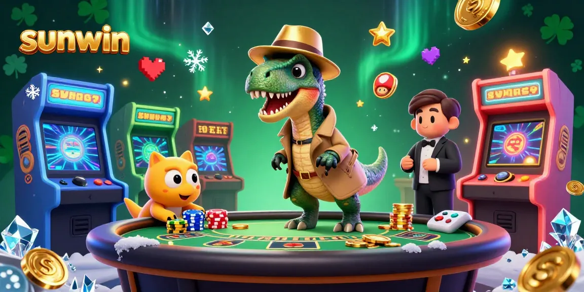 Engaging scene with a velociraptor card counter and stegosaurus pit boss at sunwin blackjack table.
