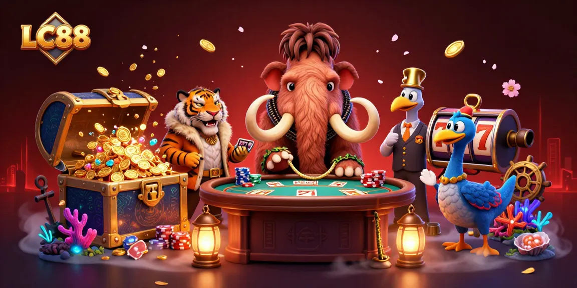 Join the excitement at LC88’s casino, where vibrant characters and games come to life!