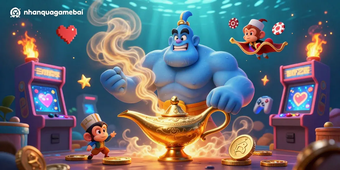 Join the excitement at nhanquagamebai with this vibrant illustration of an epic casino adventure.