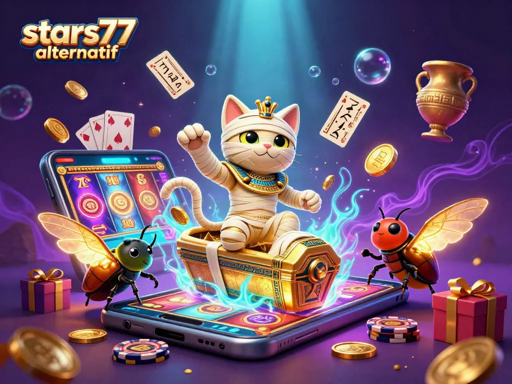 Menangkan permainan di stars77 alternatif dengan ilustrasi slot mengesankan dan karakter yang menarik.