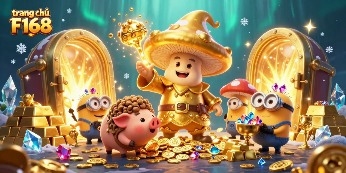 Experience the enchantment of gambling with the vibrant scene illustrating trang chủ F168's magical gaming atmosphere.
