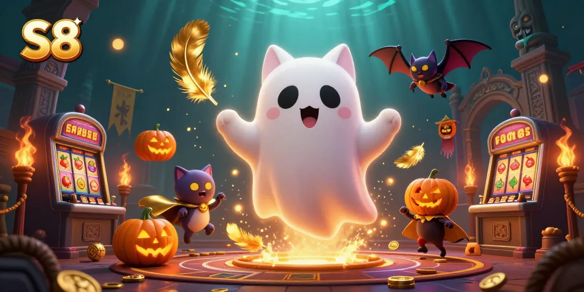 S8 offers immersive ghostly gaming experiences with vibrant characters in a haunted casino.
