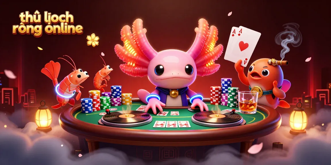 Experience the thrilling action of thủ lĩnh rồng online amidst vibrant casino elements and unique characters.