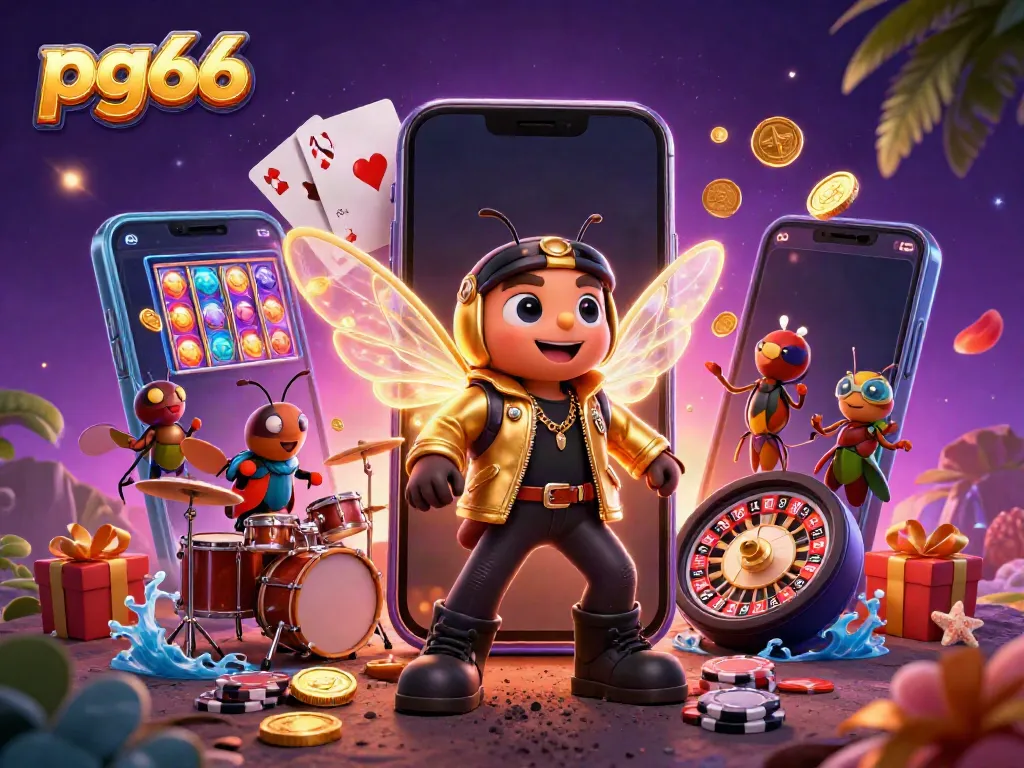 Experience exciting gaming action at pg66 with dazzling characters and dynamic casino elements.
