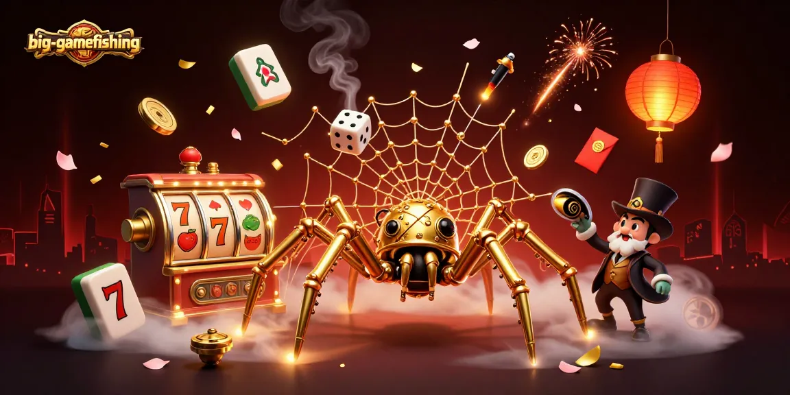 Experience big-gamefishing thrills with a vibrant steampunk casino adventure illustration featuring dynamic gaming elements.