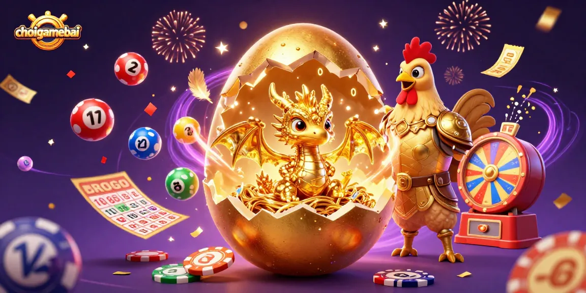 Join choigamebai players in a vibrant scene of golden dragon excitement and casino fun