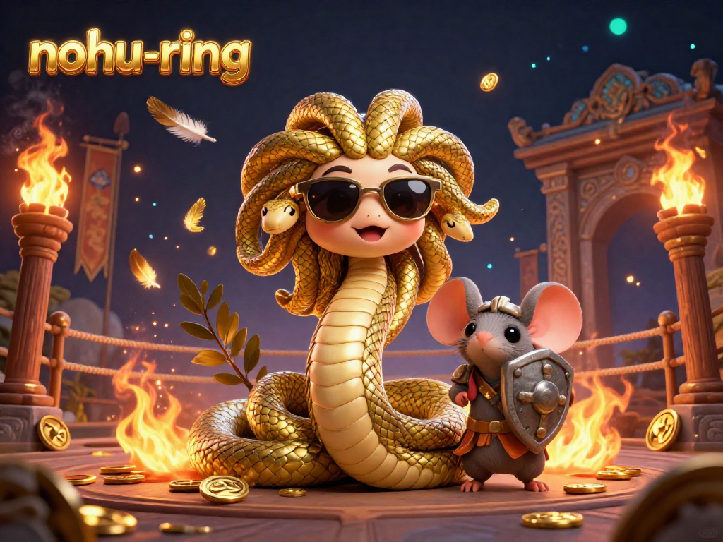 Engage with nohu-ring's 3D casino adventure packed with characters, gold coins, and thrilling betting elements.