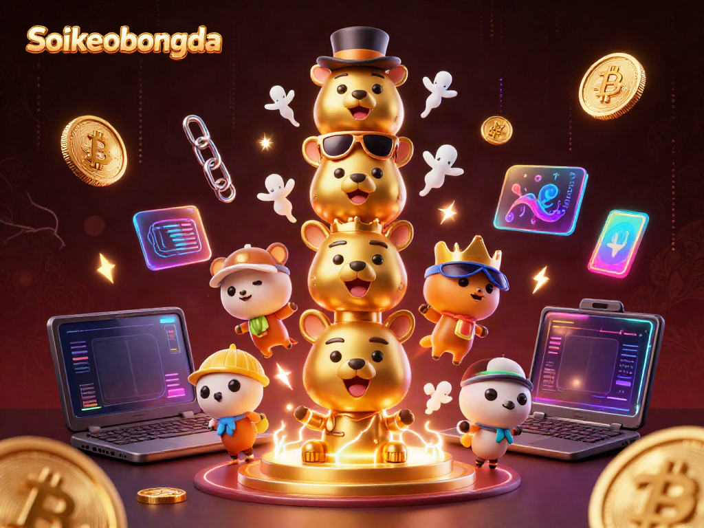 Experience Soikeobongda through a vibrant 3D cartoon illustration featuring unique casino elements.