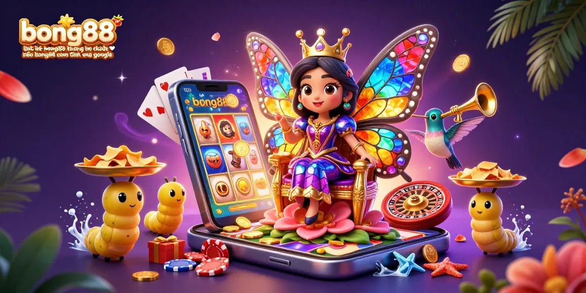Experience the vibrant world of bong88 🎖 link vào bong88 không bị chặn ❤ vào bong88 com tìm trên google with colorful characters and casino elements.