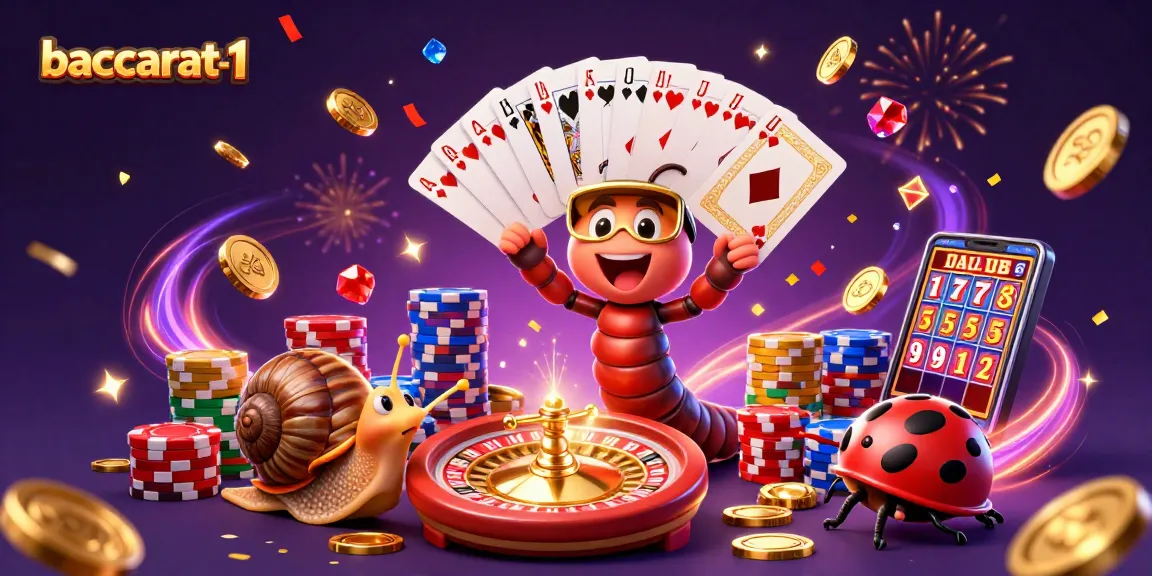 Baccarat-1 engages players with unique characters and casino elements in an exciting 3D scene.