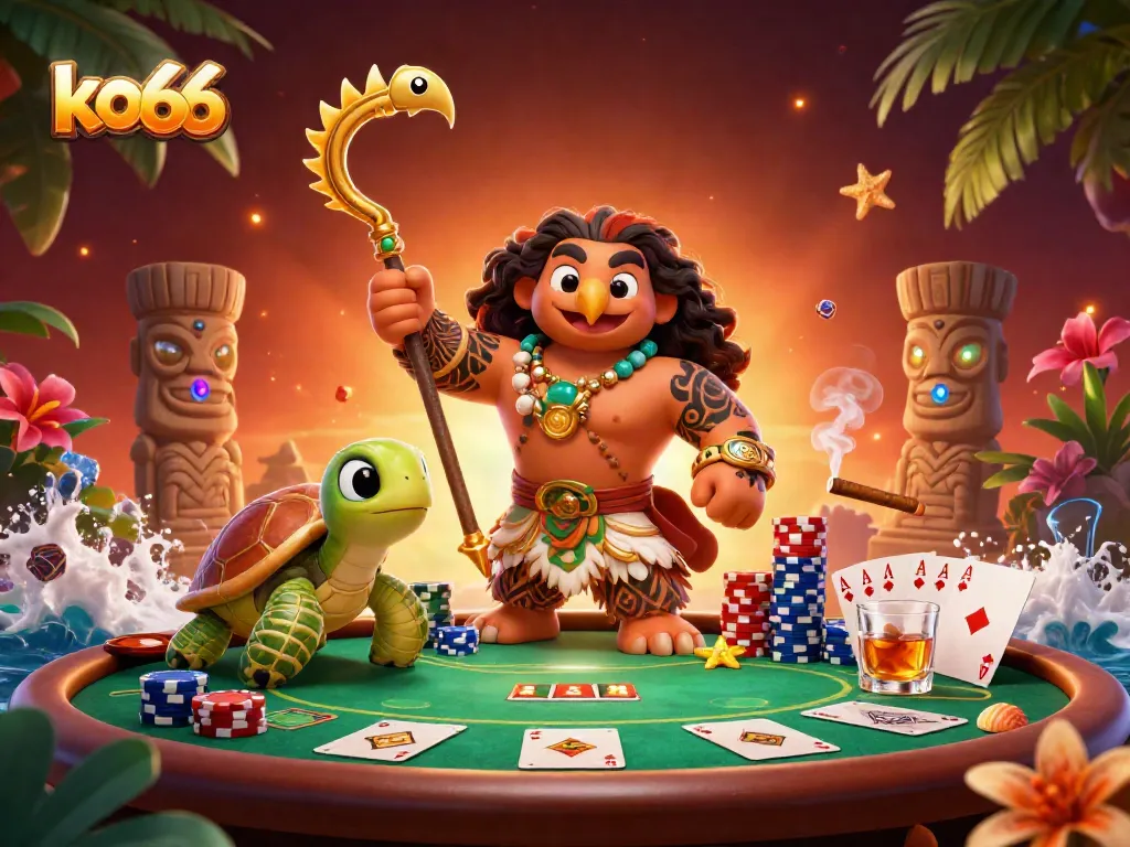 Engage in thrilling gameplay with ko66 as a demigod conquers the poker world.