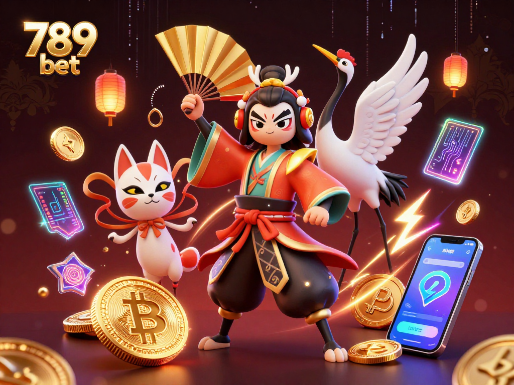 Engage with dynamic gameplay at 789 bet featuring 3D characters and casino elements.