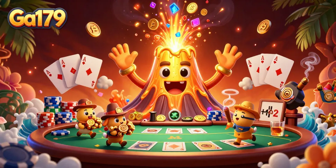 Experience thrilling gaming at Ga179 with vibrant poker and treasure-filled adventure.