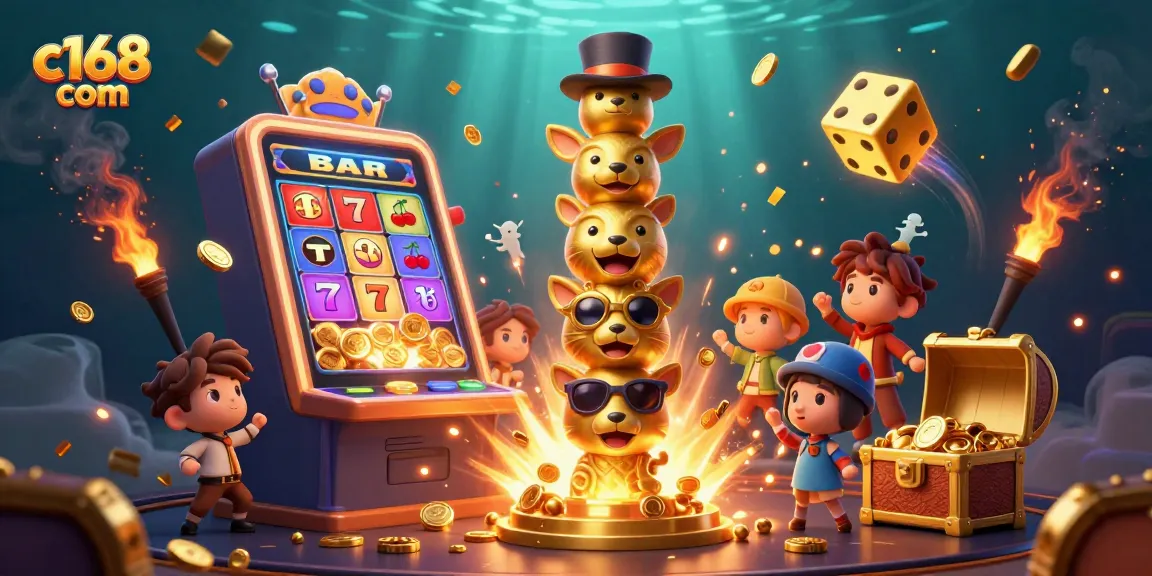 Experience winning moments at c168 com with vibrant casino illustrations and jackpots.