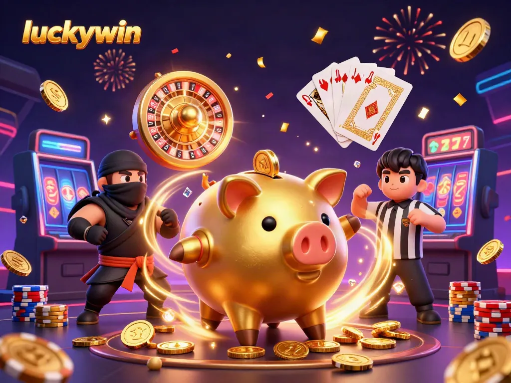 Experience the excitement of luckywin with dynamic casino elements and engaging characters