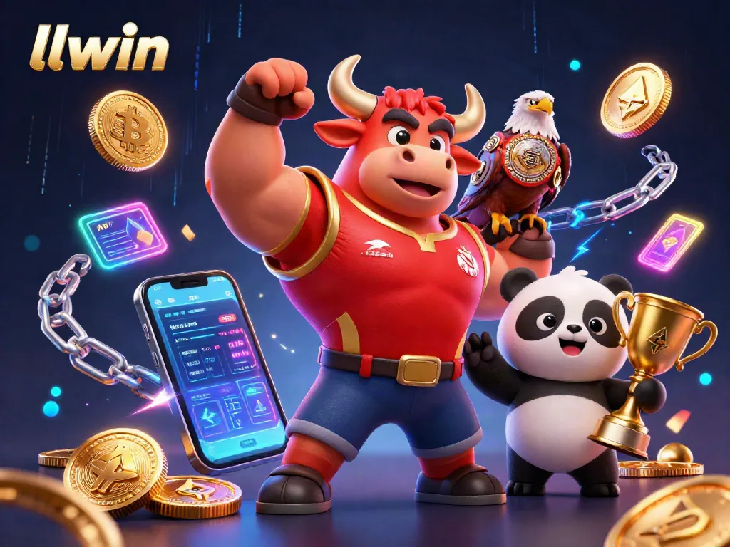 Experience thrilling wins with llwin's vibrant 3D casino mascots in action.