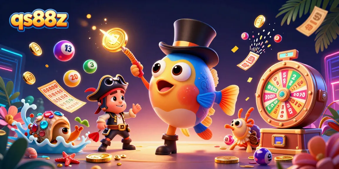 qs88z captures thrilling casino action with a vibrant anglerfish, shrimp, and sea snail illustration.