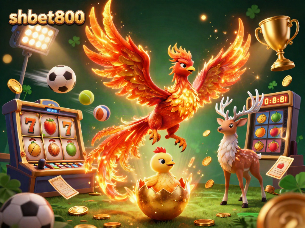Engage with shbet800 at an exciting online casino featuring vibrant phoenix elements, slot games, and sports themes.