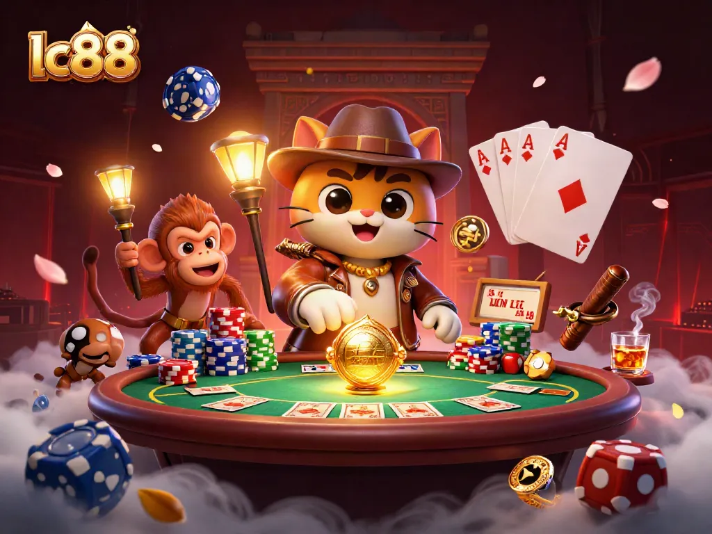 lc88 cat explorer unearths golden casino treasure with monkey companion