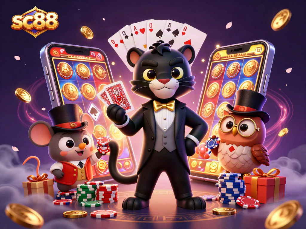 Experience thrilling sc88 gameplay with charismatic characters and dynamic casino elements.