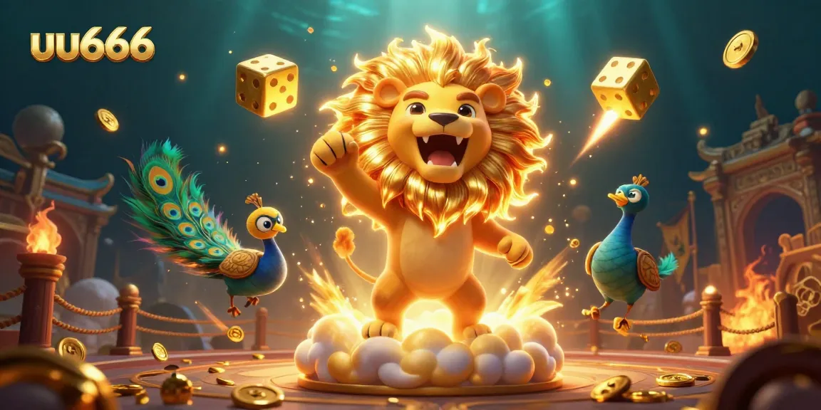 Experience thrilling gameplay at uu666 with vibrant casino elements and 3D characters in action