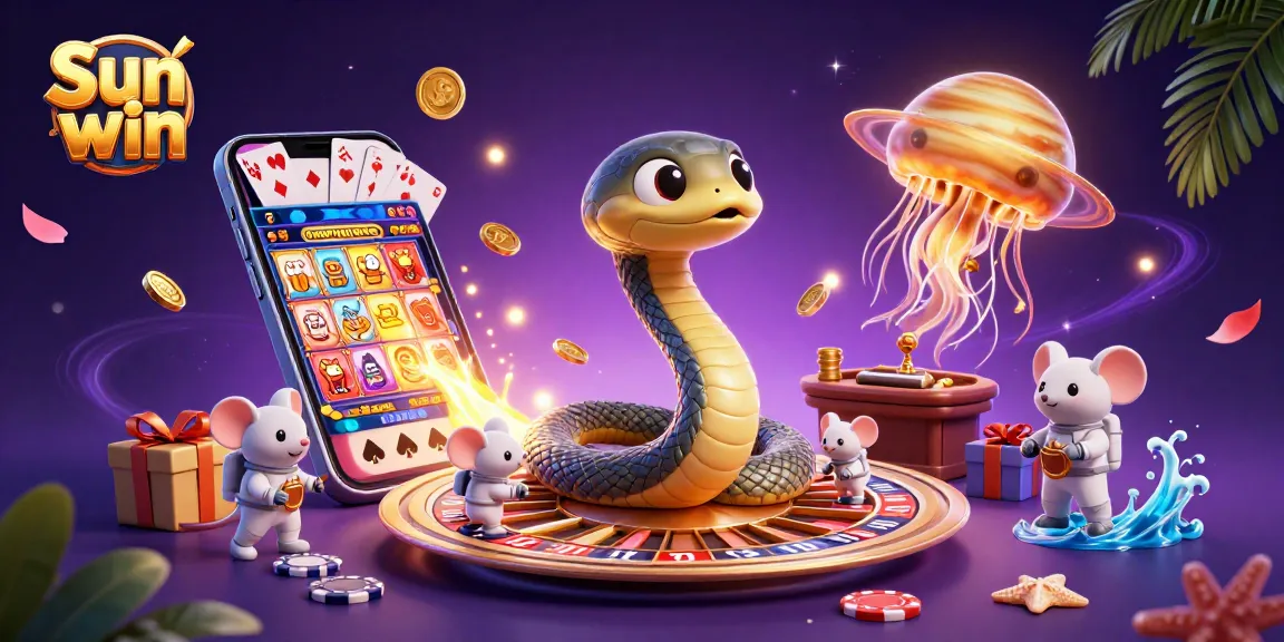 Spin and win big with Sun win's dynamic casino adventure featuring exciting games and cosmic elements.