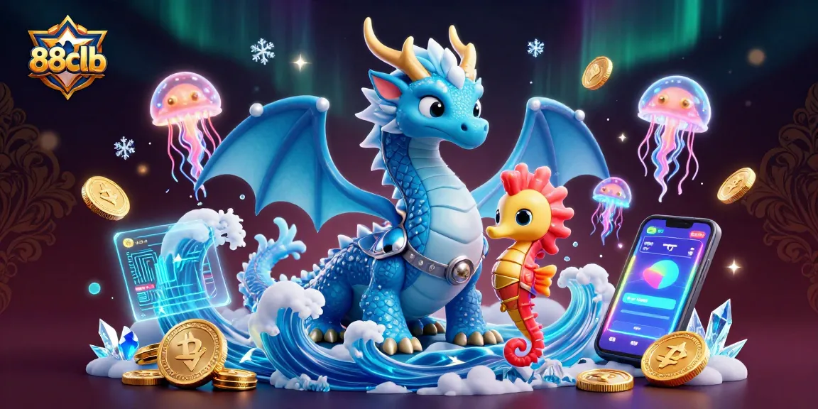 Experience thrilling jackpots with 88clb in a vibrant fantasy casino scene filled with glowing elements.