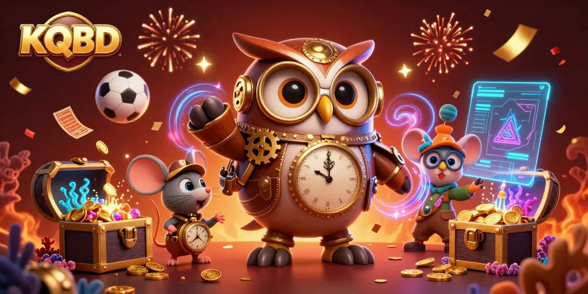 KQBD showcases real-time sports betting updates with vibrant animation and engaging visuals.