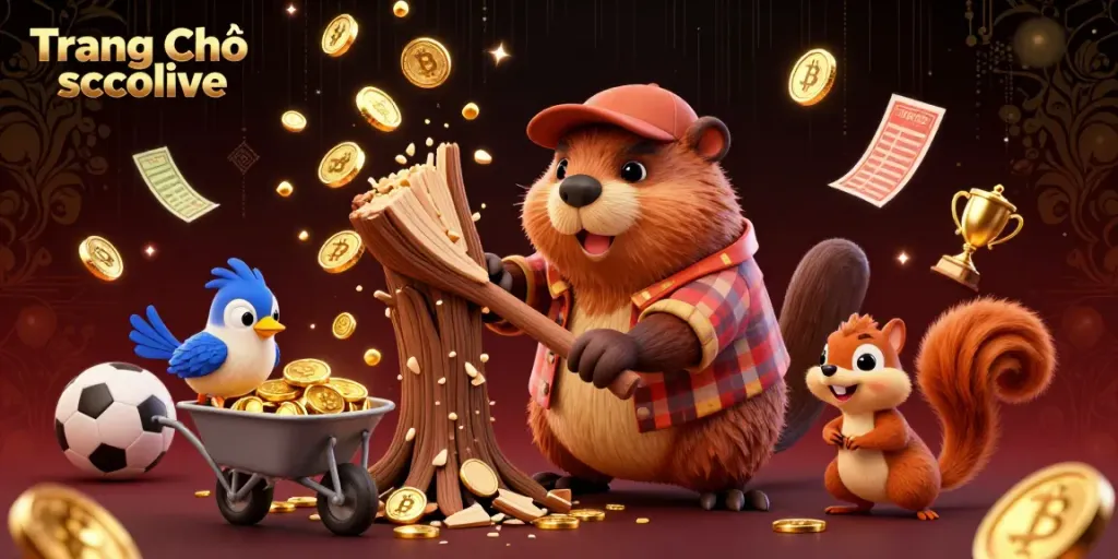 Experience Trang Chủ socolive with engaging sports betting action brought to life in a vibrant 3D illustration.