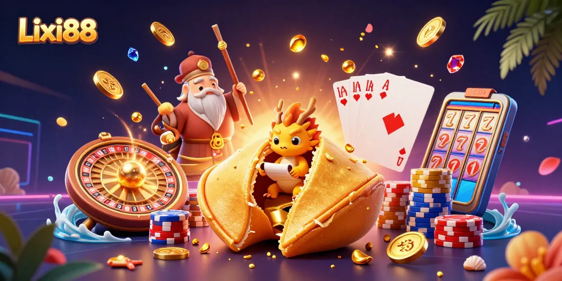 Lixi88 offers exciting gaming experiences with animated fortune cookies, dragon guardians, and a wealth of casino elements