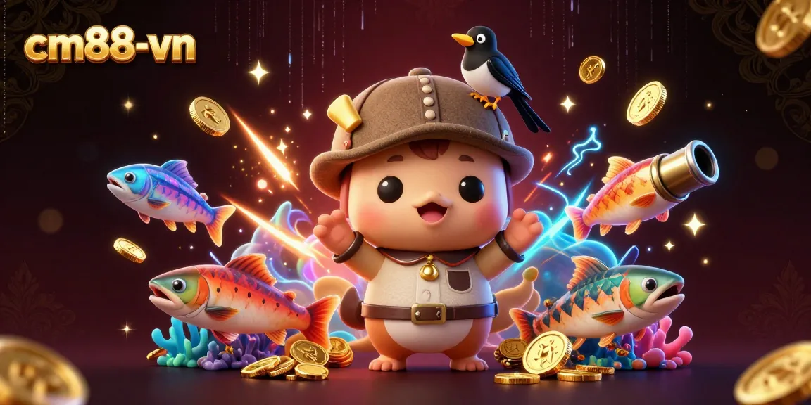 Engage in exciting fish shooting at cm88-vn with vibrant sea creatures and dynamic game elements.